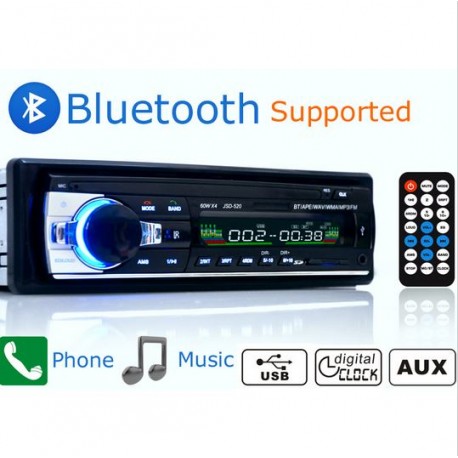 Radio Estéreo Bluetooth Reproductor Teléfono Aux-i