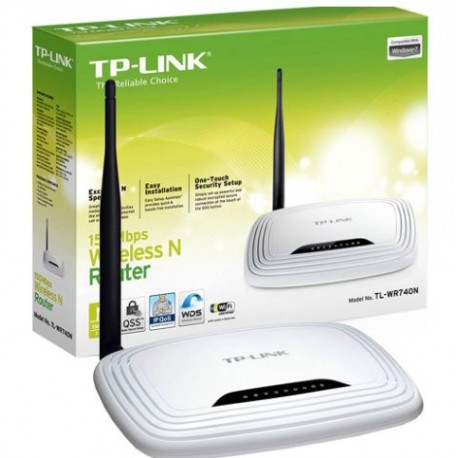 Router TP-LINK TL-WR740ND 150Mbps 4 Puertos 802.11b/g/n.