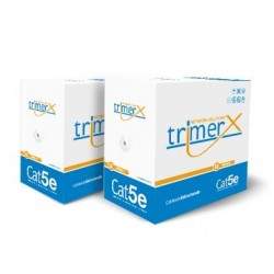 CABLE UTP CAT 5E UNIFILAR GRIS TRIMERX x 305 MT