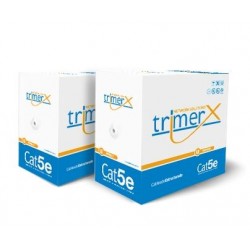 CABLE UTP CAT 5E UNIFILAR GRIS TRIMERX x 305 MT