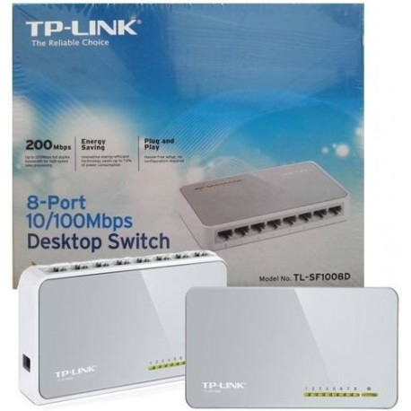 Switch tp link 8 puertos 200mps