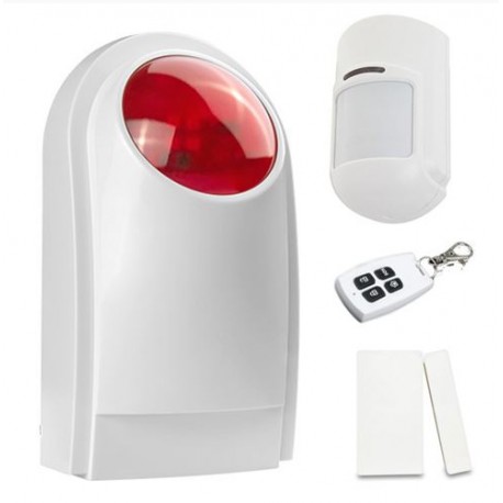 Alarma con sensor, puerta y control Remoto